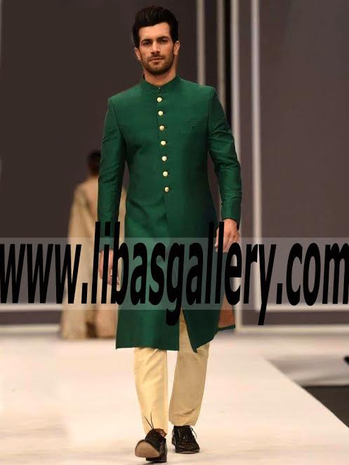 Perfect Groom Perfect Match Perfect Fitting online sherwani designs for Men Groom Dulha 2016 2017 East Timor Timor Leste