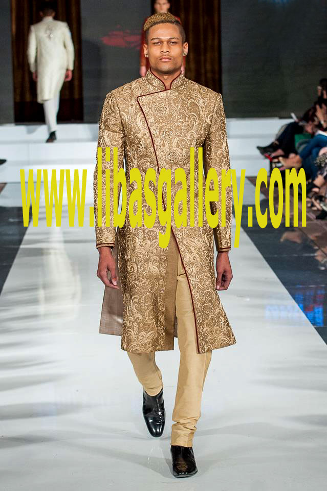 sherwani suit ka kapda