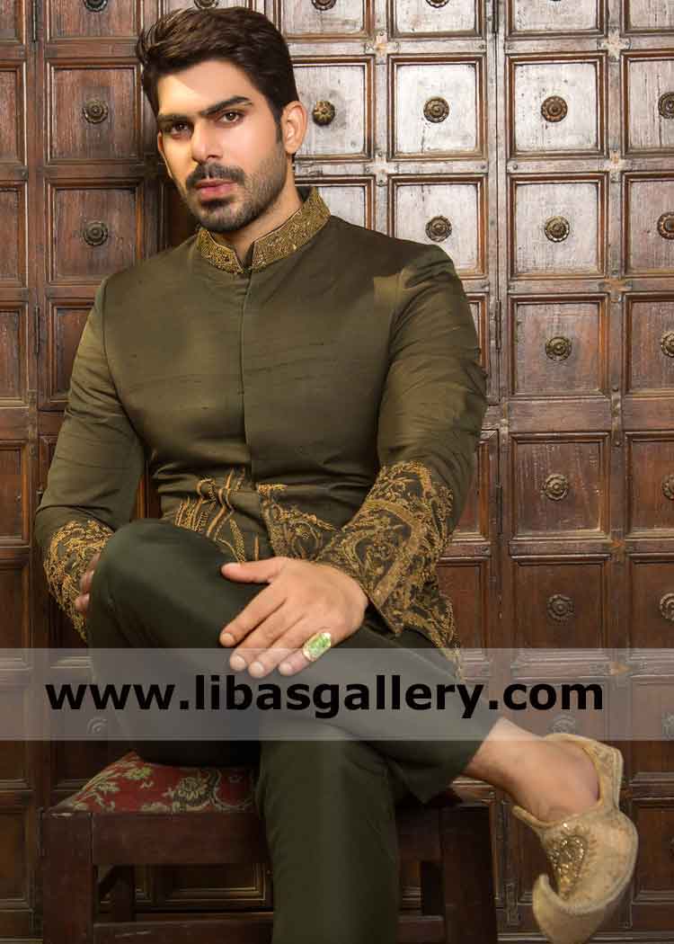 prince coat by HSY for mehndi nikah 