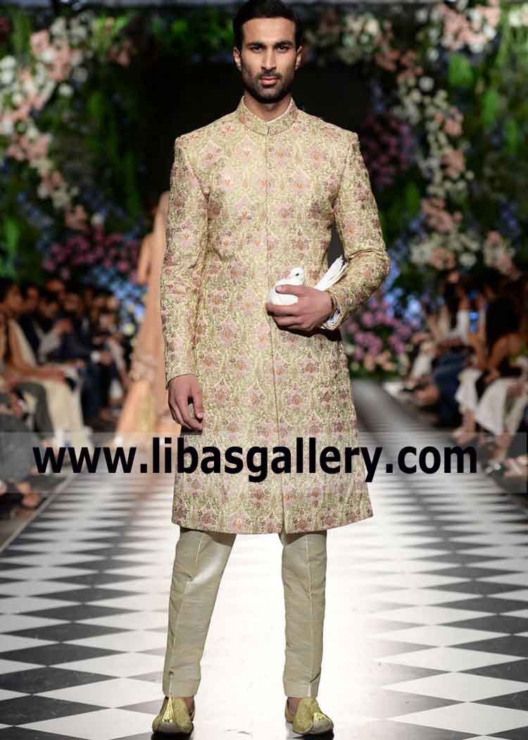 Beautiful Embroidered Men’s Sherwani for Nikah day Tall Dulha Groom looking happy buy sherwani Jeddah Riyadh KSA Beautiful Embroidered Men’s Sherwani for Nikah day Tall Dulha Groom looking happy buy sherwani Jeddah Riyadh KSA