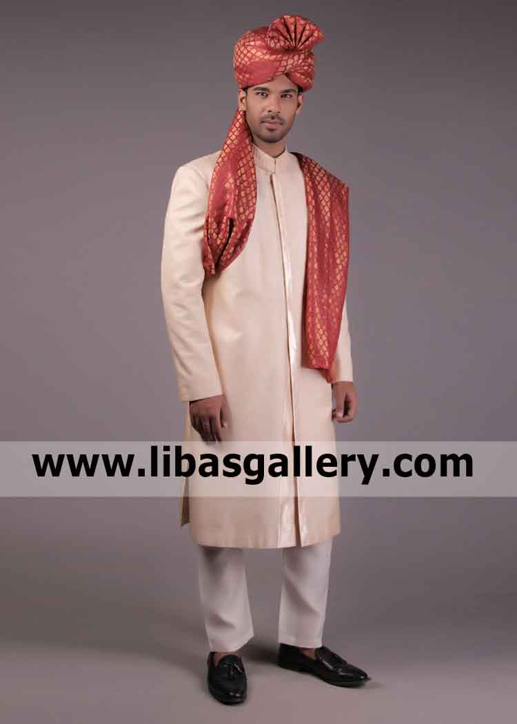 Social Groom appearing on stage in bespoke Raw silk Sherwani small medium large XL size Nashville Las Vegas USA Social Groom appearing on stage in bespoke Raw silk Sherwani small medium large XL size Nashville Las Vegas USA