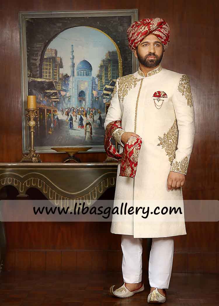 Feel proud on your special greeting day in royal style wedding sherwani add turban and khussa matching Rochdale Rochester UK Feel proud on your special greeting day in royal style wedding sherwani add turban and khussa matching Rochdale Rochester UK