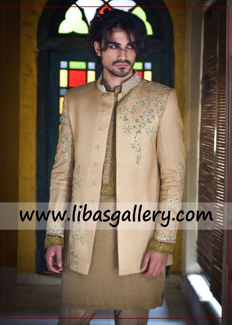 hero type groom with stylish hair preparing himself for nikah on wedding day in designer sherwani suit london birmingham UK hero type groom with stylish hair preparing himself for nikah on wedding day in designer sherwani suit london birmingham UK