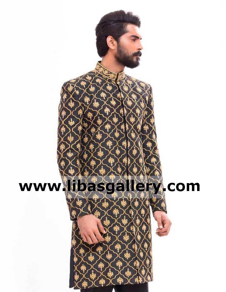 islamic outfit for nikah barat day for men book appointment online for dulha nosha wedding jacket slimfit and regular fit custom made sherwani uk usa canada