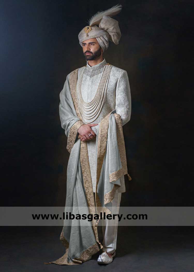imperial weave sherwani royal style for groom wedding, Premium wedding sherwani set for nikah UK USA Canada Dubai Australia