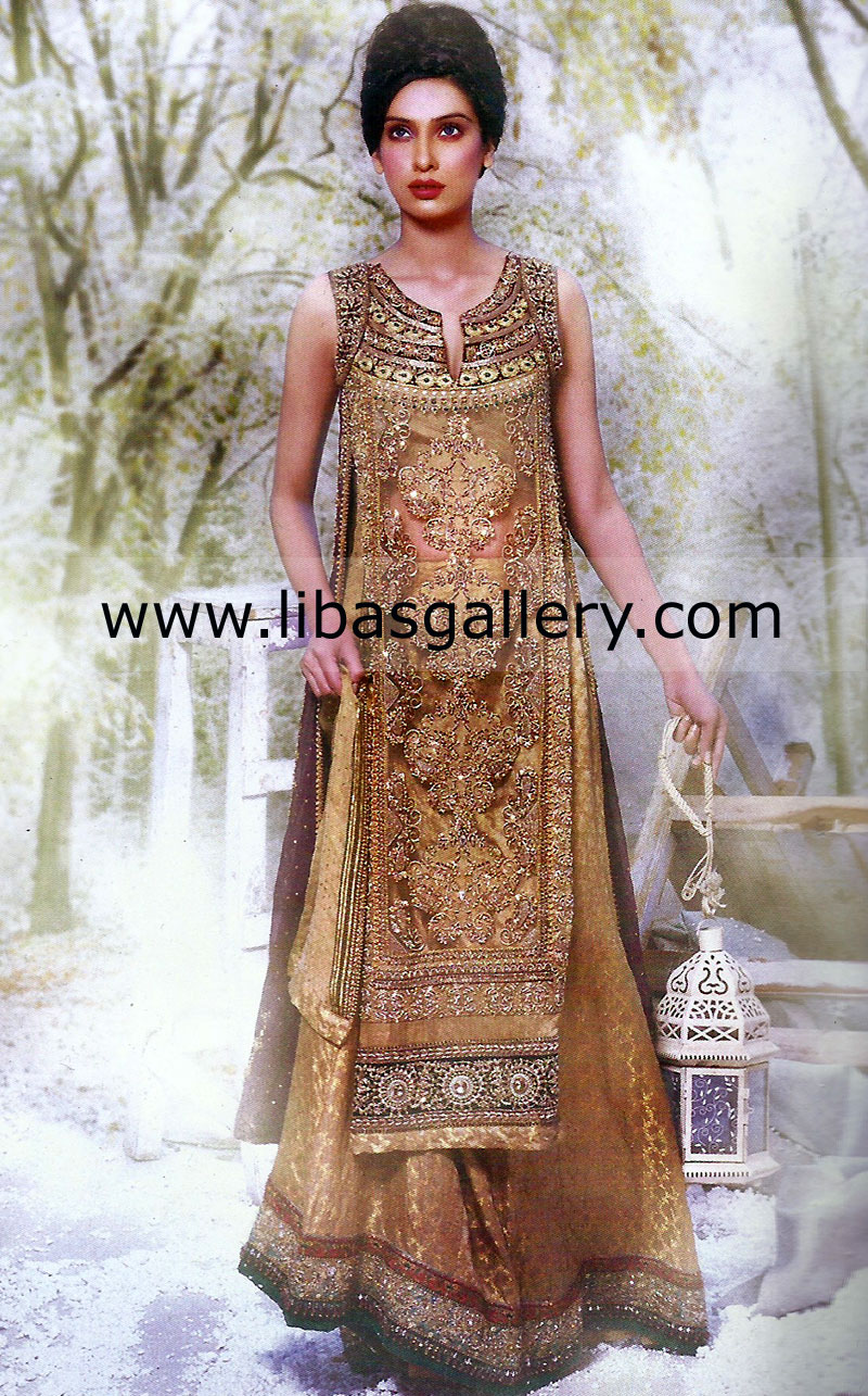 Bridal Sharara Designs 2013-2014 Collection For Weddings by Pakistani Designers Asifa & Nabeel At Bridal Couture Week 2013-2014 Lockwood Huddersfield UK Bridal Sharara Designs 2013-2014 Collection For Weddings by Pakistani Designers Asifa & Nabeel At Bridal Couture Week 2013-2014 Lockwood Huddersfield UK