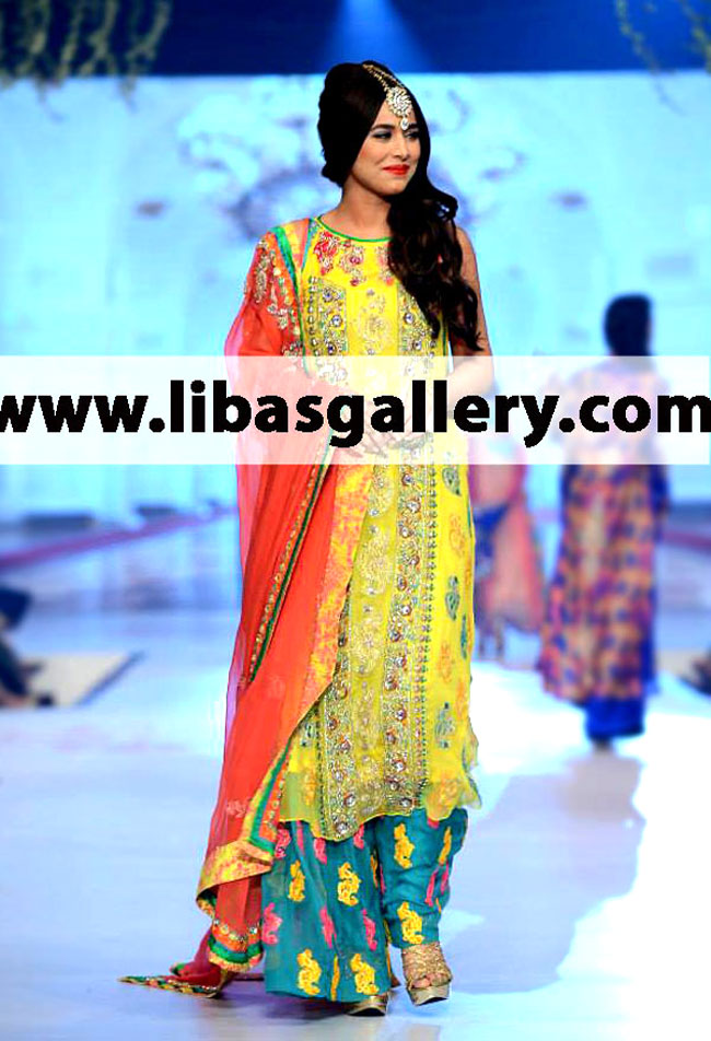 SOMAL HALEPOTO Bridal collection at Pantene Bridal Couture Week 2014 Colourful stones, beads and embroidery in intricate designs and motifs on contrasting fabrics make her clothes stand out from the rest