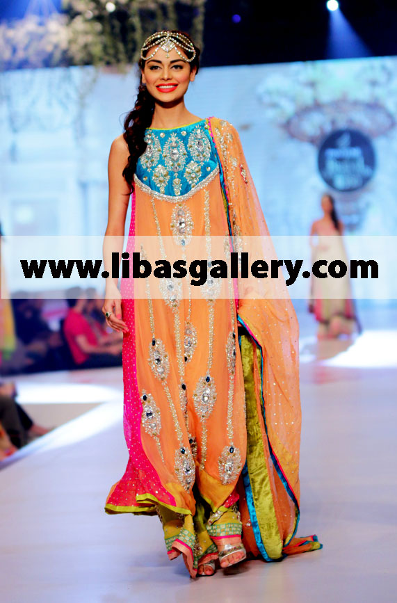 SOMAL HALEPOTO Pakistani Designer, Traditional Shalwar Kameez, Modern Dresses Bridal Couture Week 2014 PFDC Sunsilk Fashion Week Karachi 2014 Collection focus to intricate embellishments make designs chic and modern, with a touch of tradition!