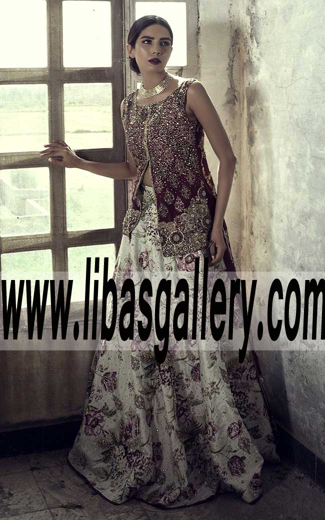 Erum Khan Lehenga Dresses For Special Occasions Houston Texas TX USA Lehenga Bridal Dresses Pakistan