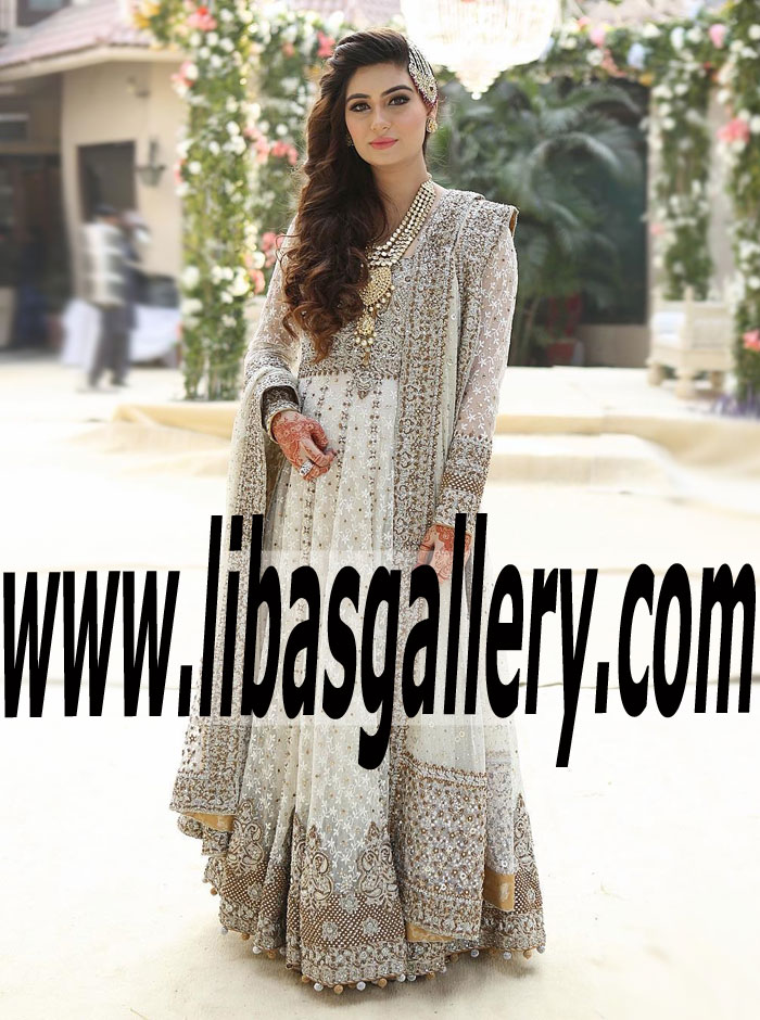 Dr Haroon Bridal Gown for Wedding and Special Occasions Asian Designer Anarkali Bridal Gowns Bridal Dresses Saihat Al Qatif Saudi Arabia