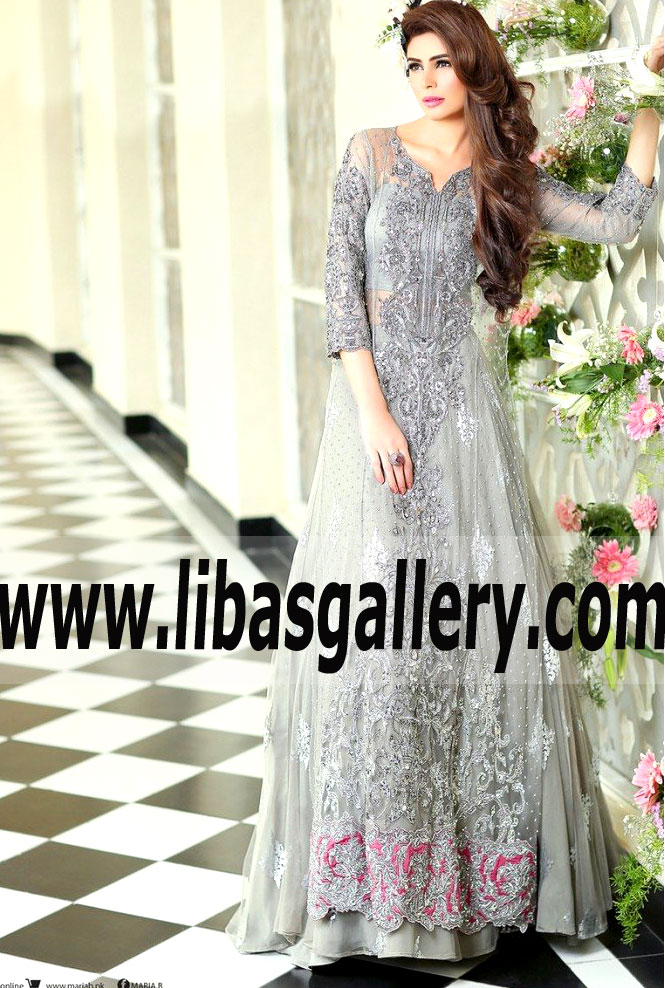 MARIA.B Bridal Anarkali Dresses | anarkali gown | Wedding Dresses Shop Online Montgomery Maryland USA