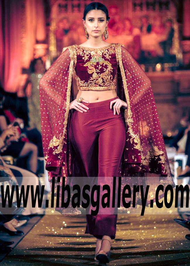 poncho style gown