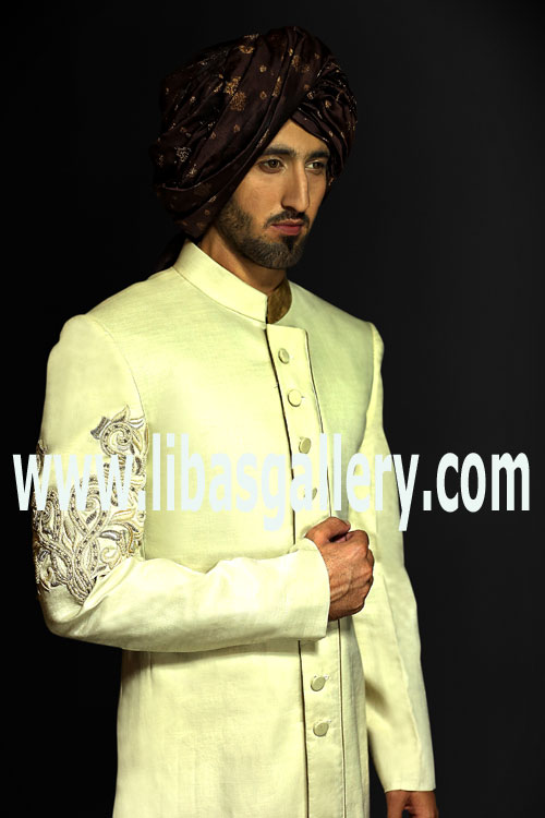 Innocent Groom wearing pagree on Nikah day in Wedding hall designer quality 6 yards pagree UK USA Canada Innocent Groom wearing pagree on Nikah day in Wedding hall designer quality 6 yards pagree UK USA Canada