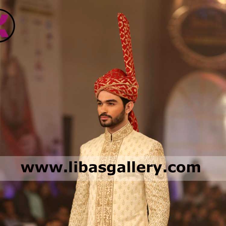 punjabi style high tower kulla in red color with gold piping for groom nikah barat minutes head size made pagri taiwan singapore hong kong punjabi style high tower kulla in red color with gold piping for groom nikah barat minutes head size made pagri taiwan singapore hong kong